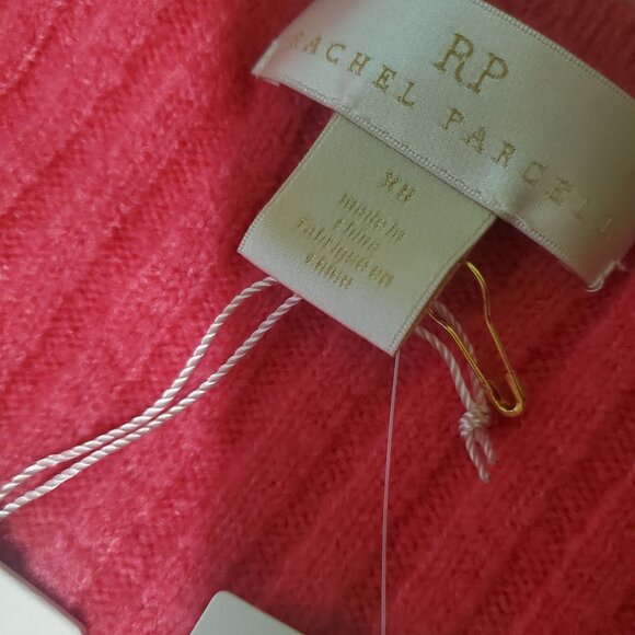 Rachel Parcell Pink Rouge knit Sweater Dress XS hot pink ballon sleeve new - Picture 13 of 16